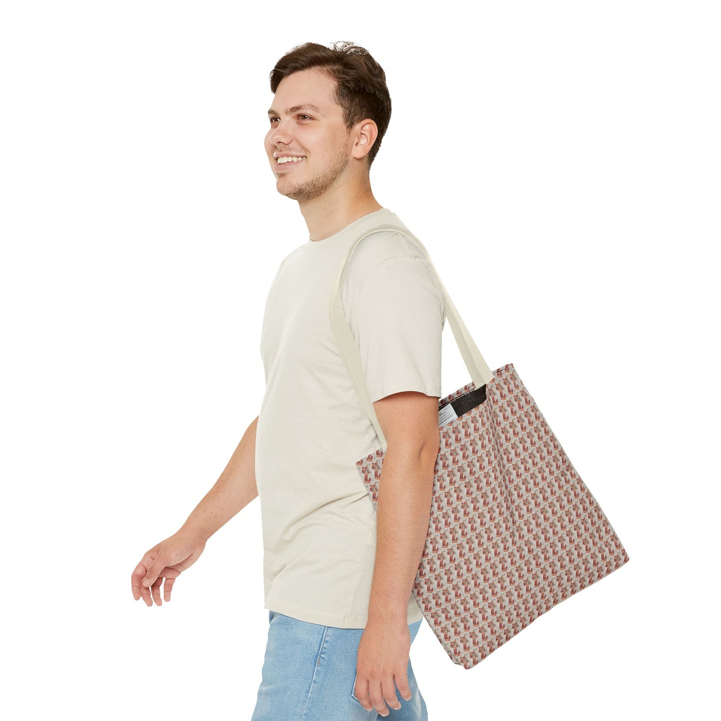 Chic AOP Tote Bag, Stylish Grocery Bag, Reusable Shopping Tote, Everyday Carryall, Unique Gift for Her