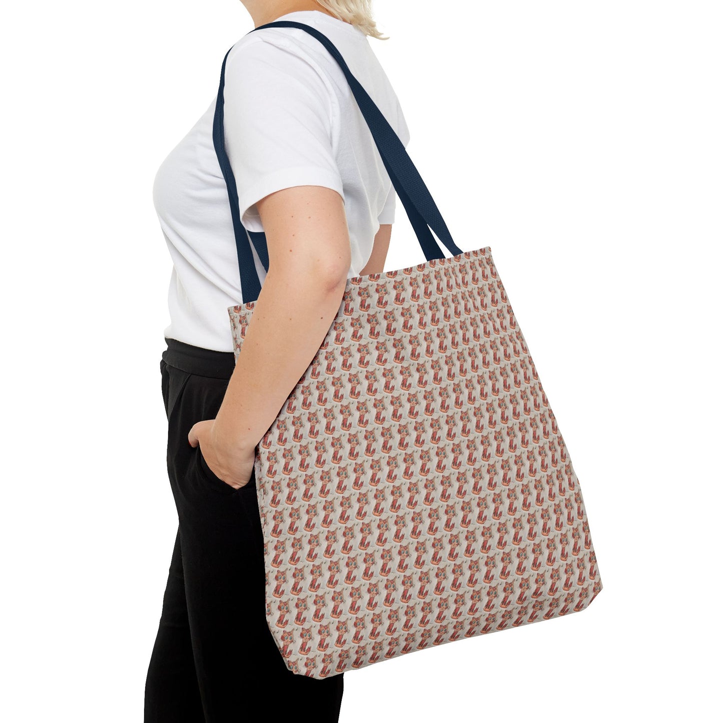 Chic AOP Tote Bag, Stylish Grocery Bag, Reusable Shopping Tote, Everyday Carryall, Unique Gift for Her