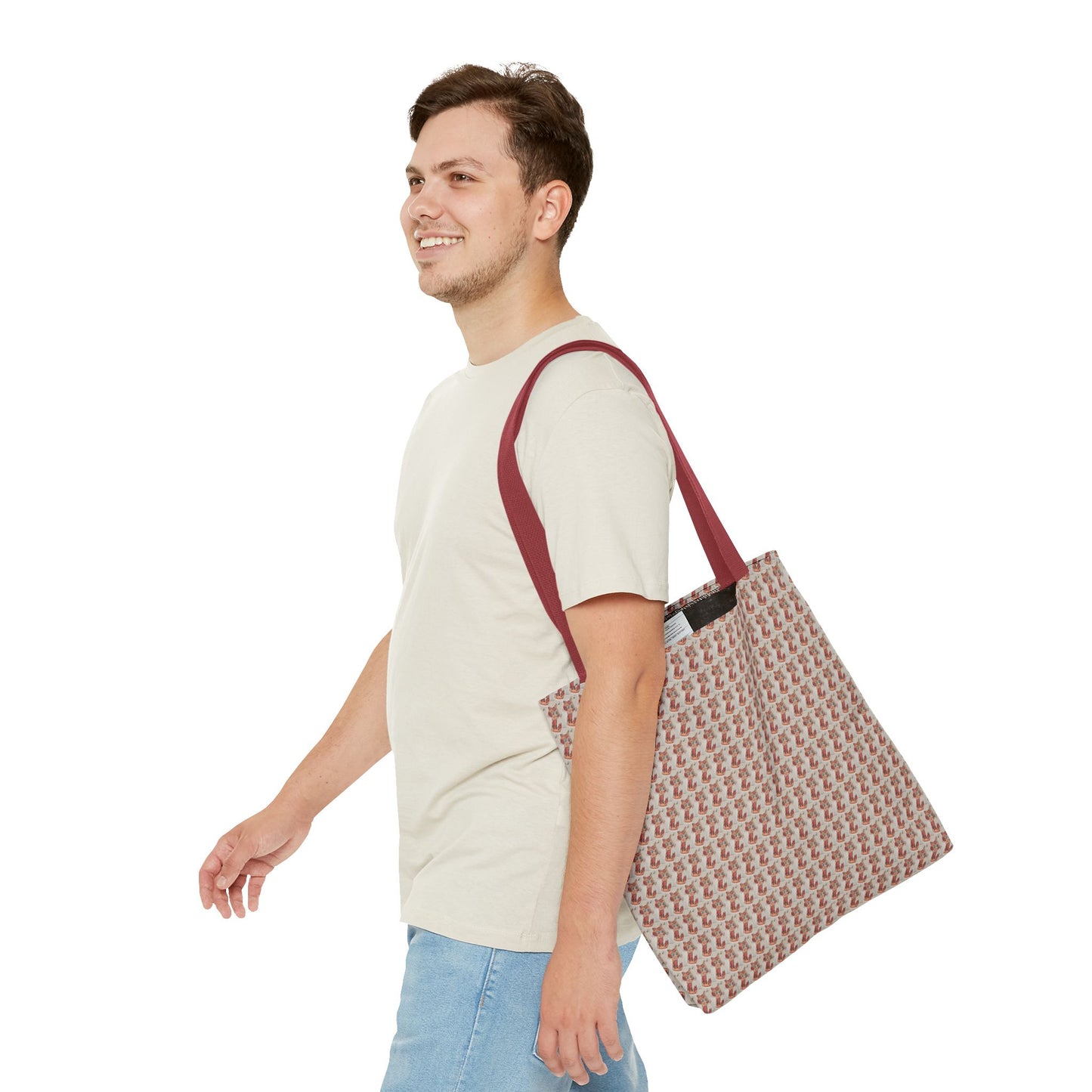 Chic AOP Tote Bag, Stylish Grocery Bag, Reusable Shopping Tote, Everyday Carryall, Unique Gift for Her