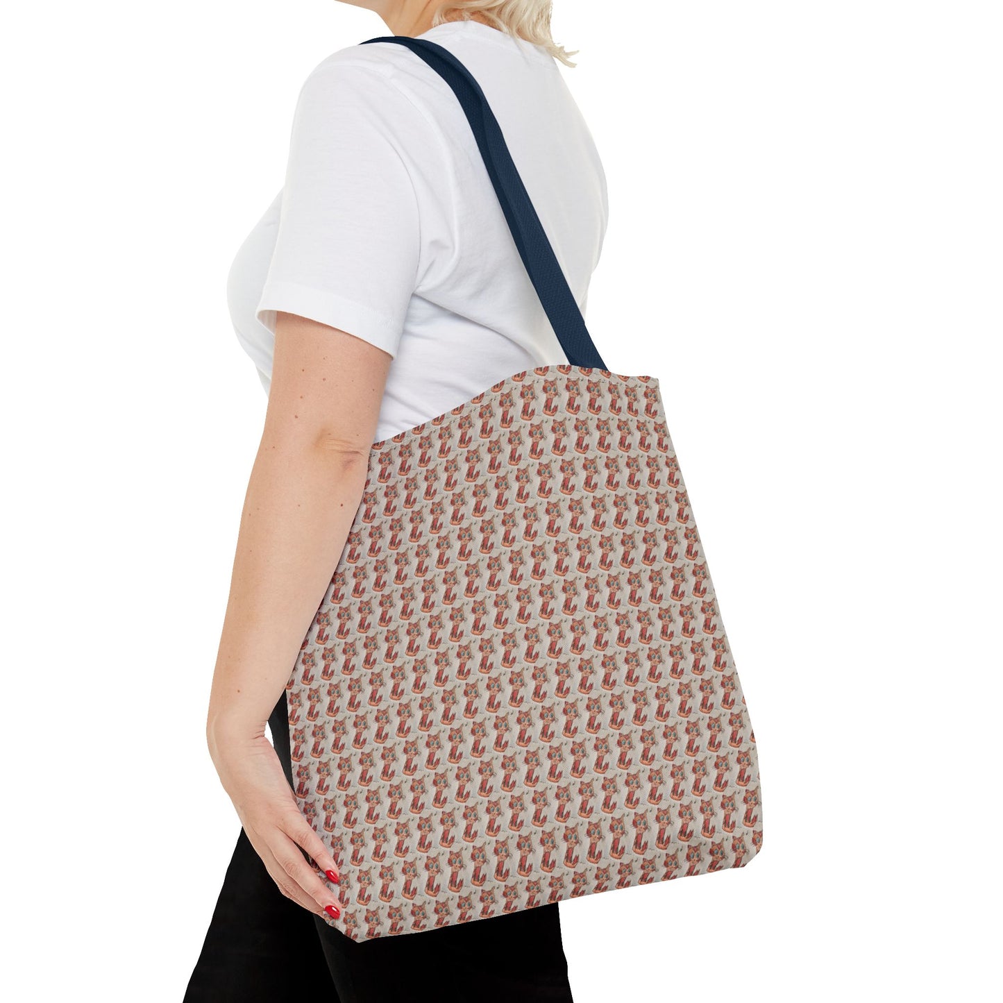 Chic AOP Tote Bag, Stylish Grocery Bag, Reusable Shopping Tote, Everyday Carryall, Unique Gift for Her