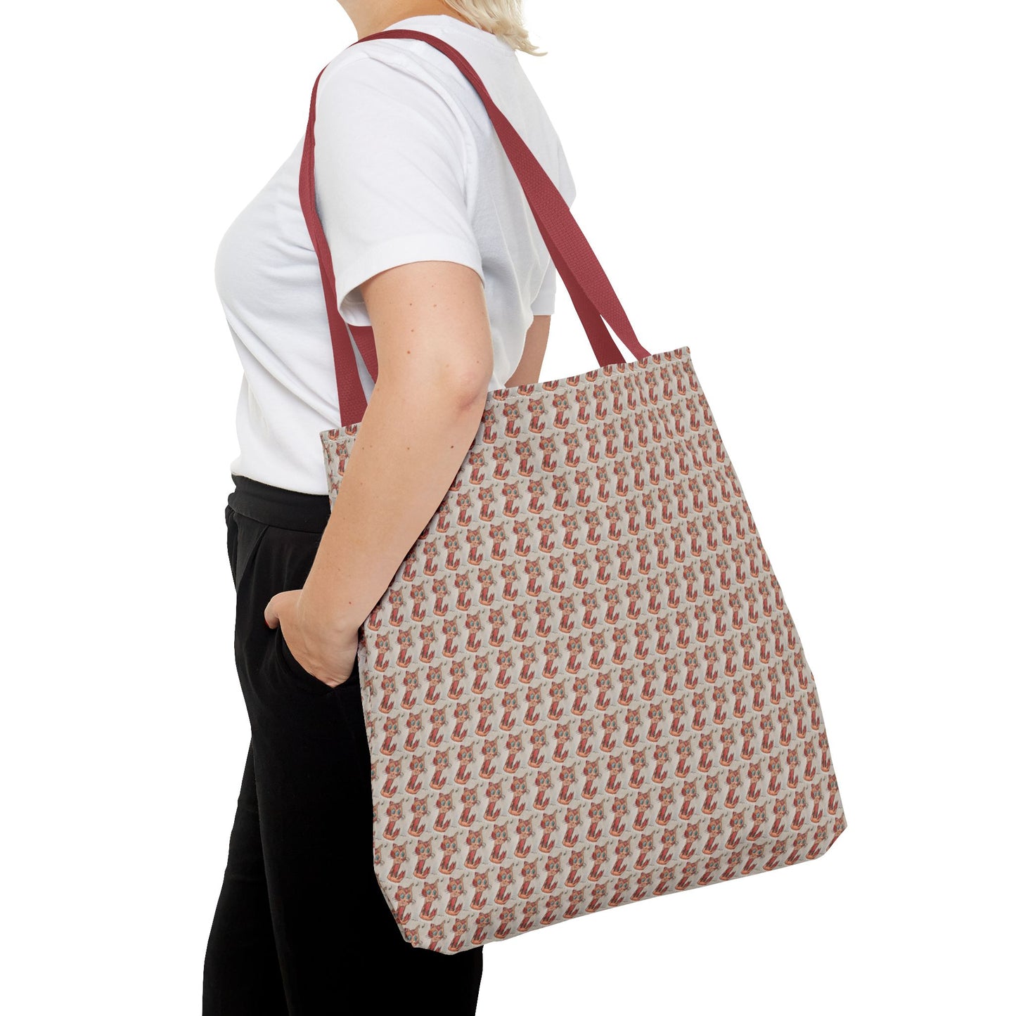 Chic AOP Tote Bag, Stylish Grocery Bag, Reusable Shopping Tote, Everyday Carryall, Unique Gift for Her