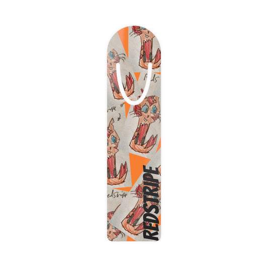 Artistic Metal Bookmark with Bold Design, Unique Gift for Book Lovers, Great for Reading, Page Marker, Literary Gift, Bookish Decor