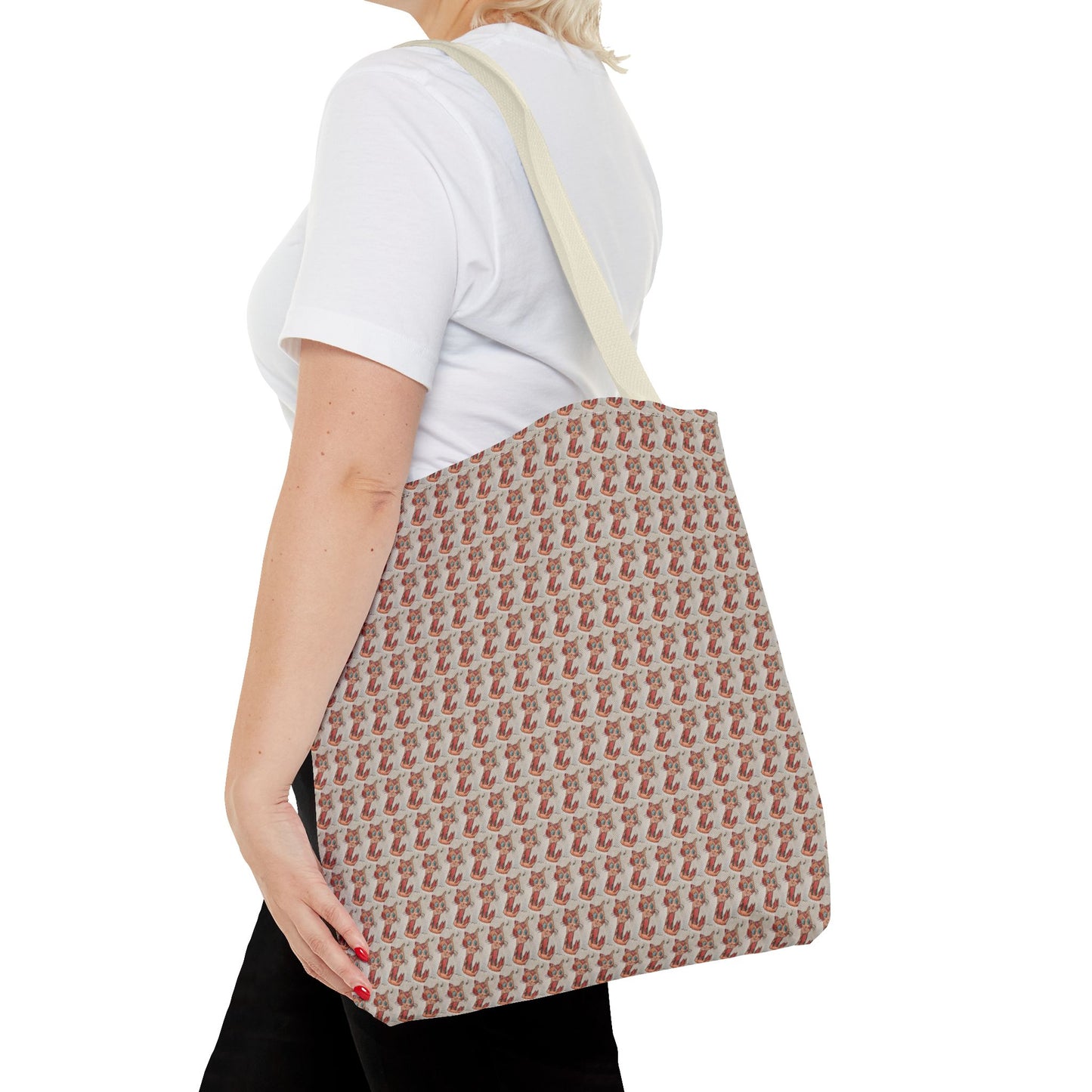 Chic AOP Tote Bag, Stylish Grocery Bag, Reusable Shopping Tote, Everyday Carryall, Unique Gift for Her