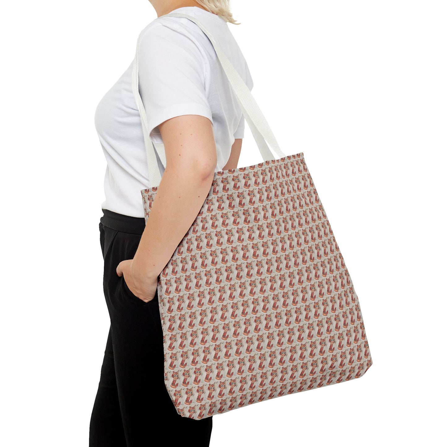 Chic AOP Tote Bag, Stylish Grocery Bag, Reusable Shopping Tote, Everyday Carryall, Unique Gift for Her
