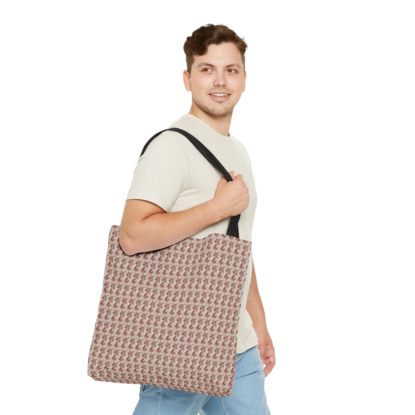 Chic AOP Tote Bag, Stylish Grocery Bag, Reusable Shopping Tote, Everyday Carryall, Unique Gift for Her