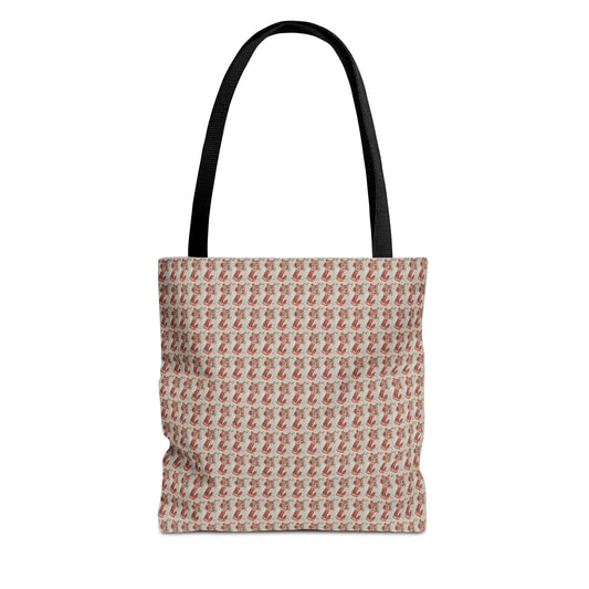 Chic AOP Tote Bag, Stylish Grocery Bag, Reusable Shopping Tote, Everyday Carryall, Unique Gift for Her