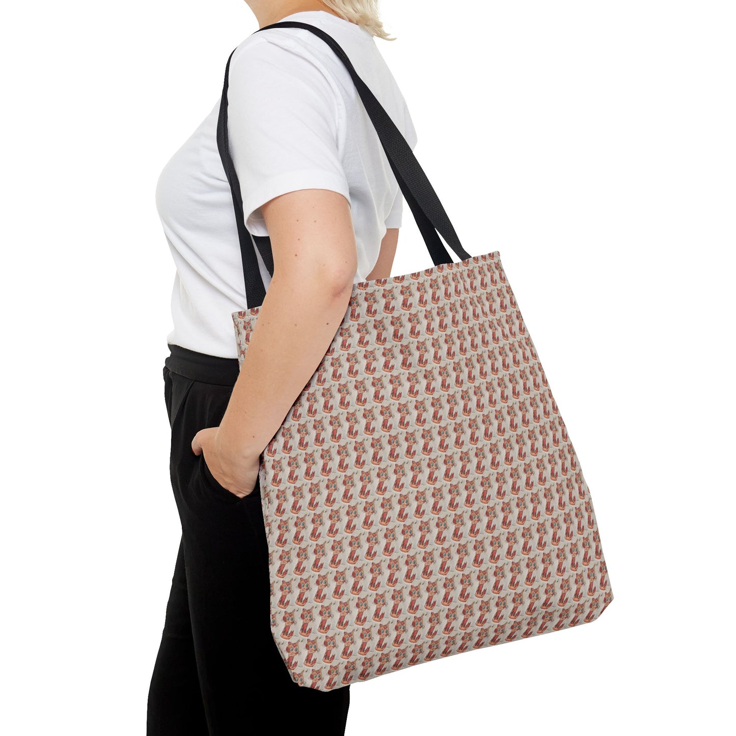 Chic AOP Tote Bag, Stylish Grocery Bag, Reusable Shopping Tote, Everyday Carryall, Unique Gift for Her